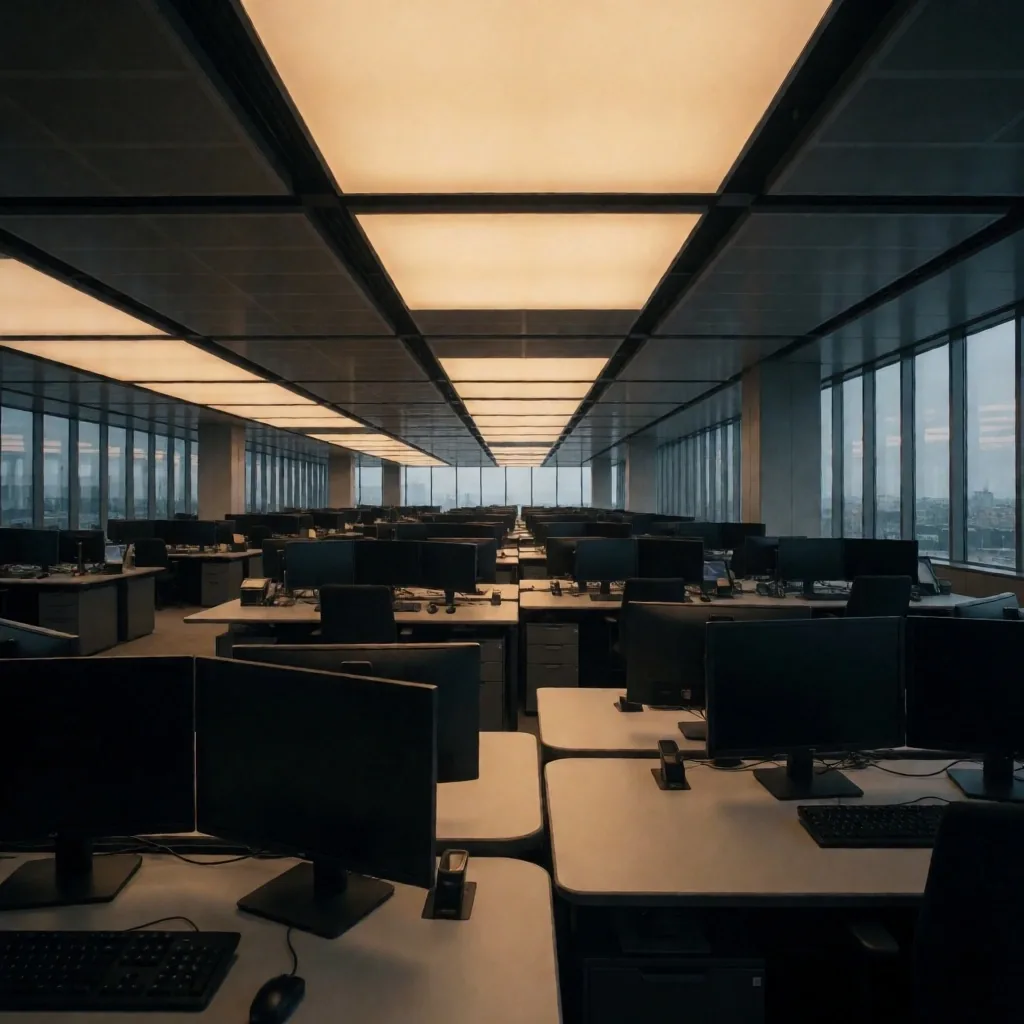 Sala de operaciones financiera