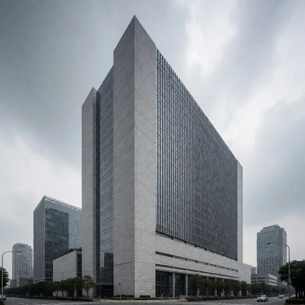 Edificio sede de un banco estatal